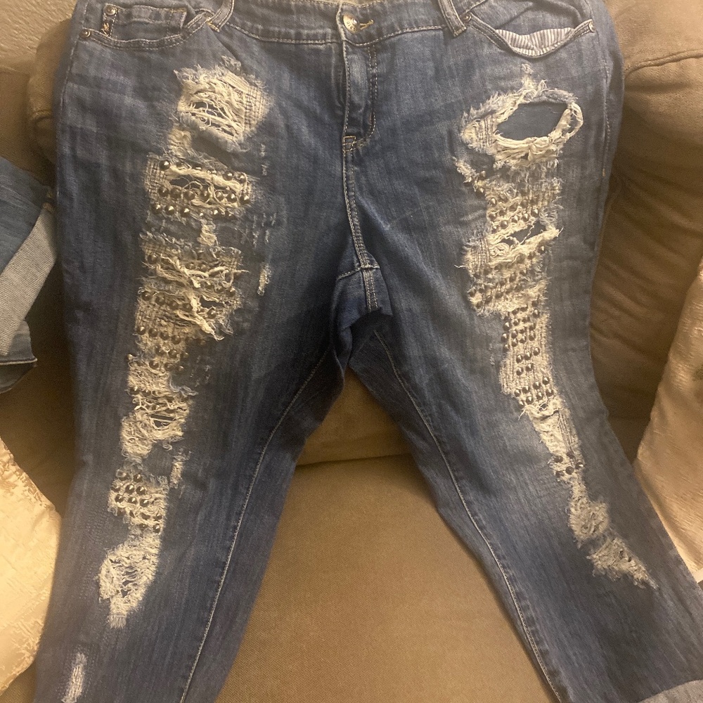 torrid premium studded jeans